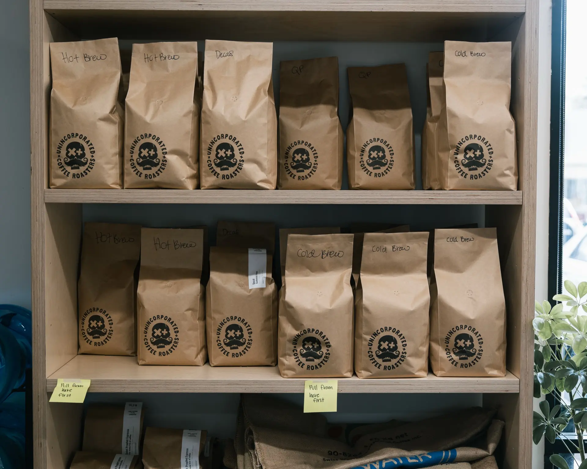 Unincorporated Coffee Roasters brand identity design by MBJ Studio