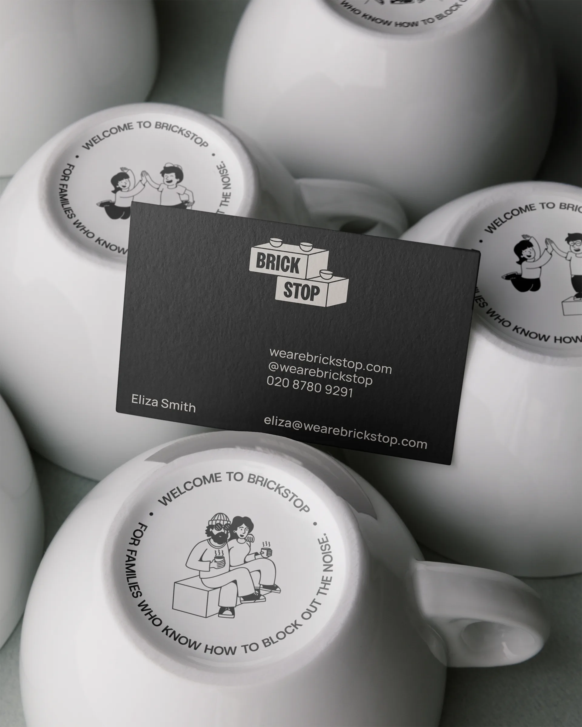 Brickstop brand identity design by MBJ Studio