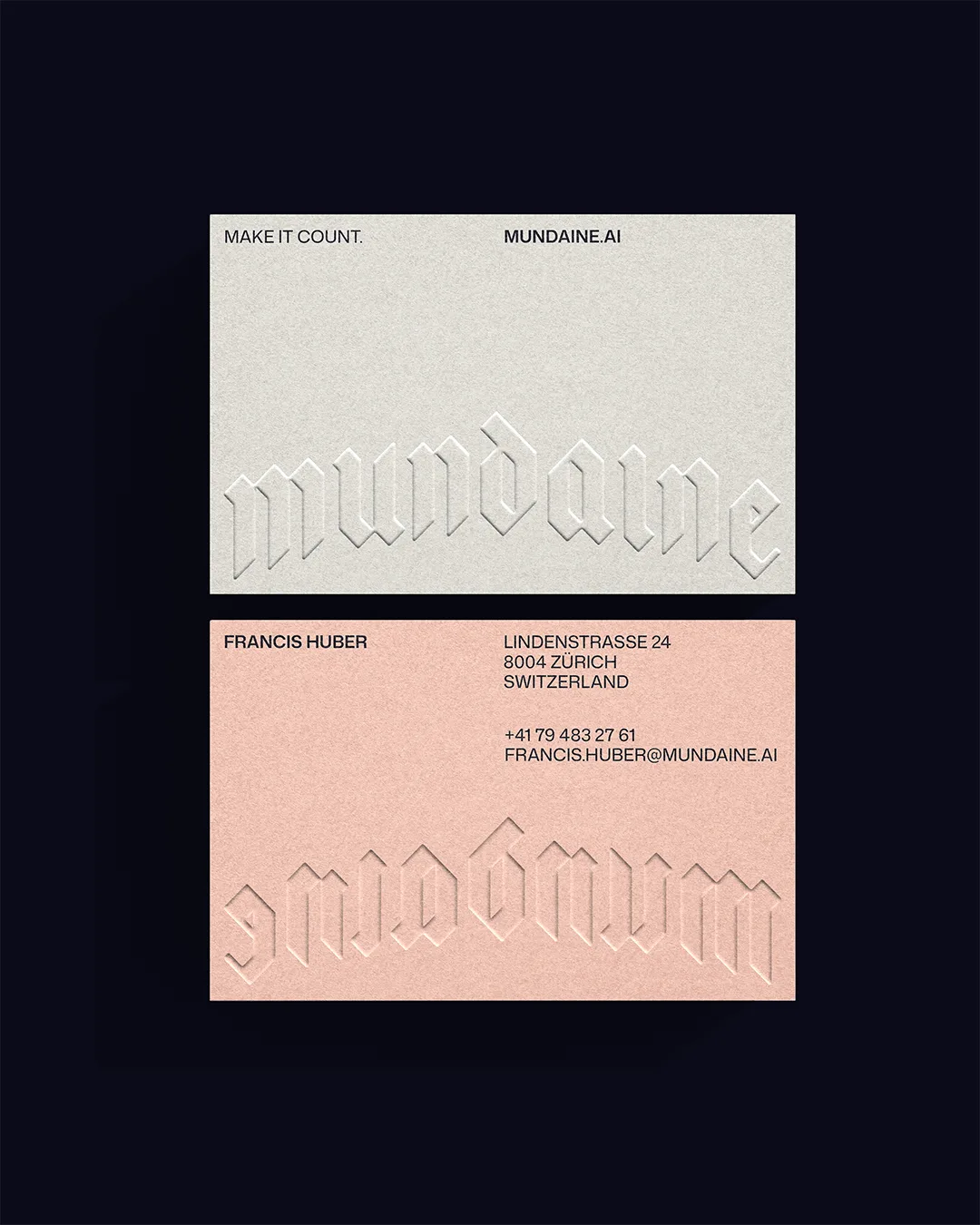 Mundaine brand identity design by MBJ Studio